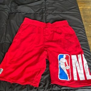 NBA red shorts. Worn twice